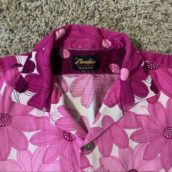 Vintage Paradise Sports Wear Purple Floral size Sm - Picture 3 of 5